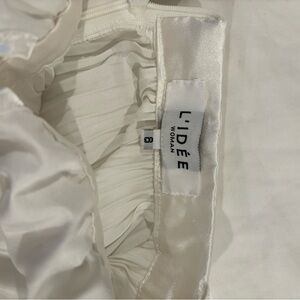 L'IDÉE Woman White Pleated Dress